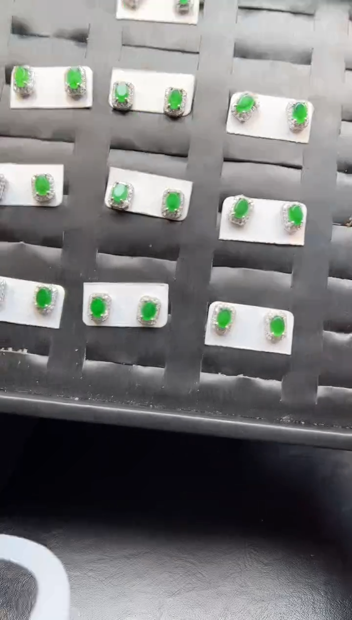 翡翠合金耳饰53137/多样性/发一件