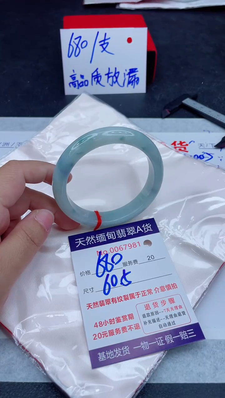 未镶嵌手镯翡翠680.000
