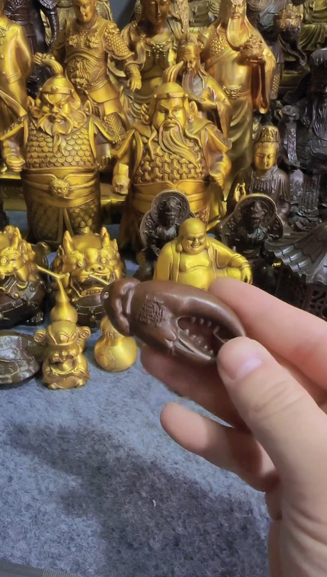 老黄黄铜摆件装饰品