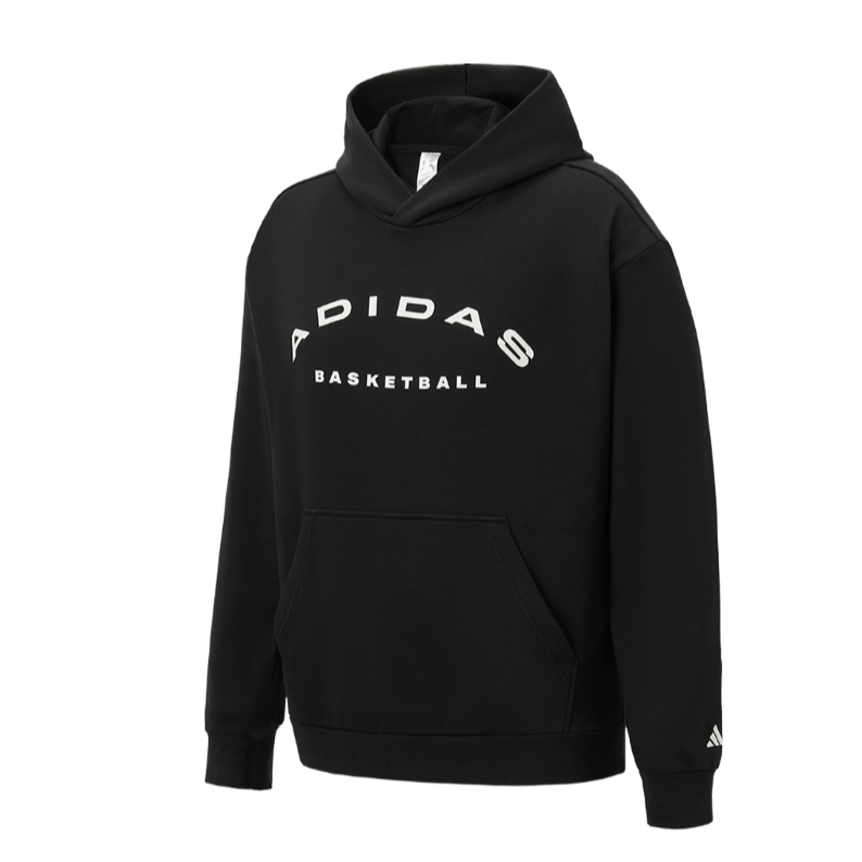 adidas/阿迪达斯套头宽松长帽长袖运动卫衣男款黑色 IZ2868