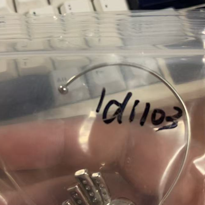 合金合成锆石耳饰 1d1103简简单单的一个耳钩