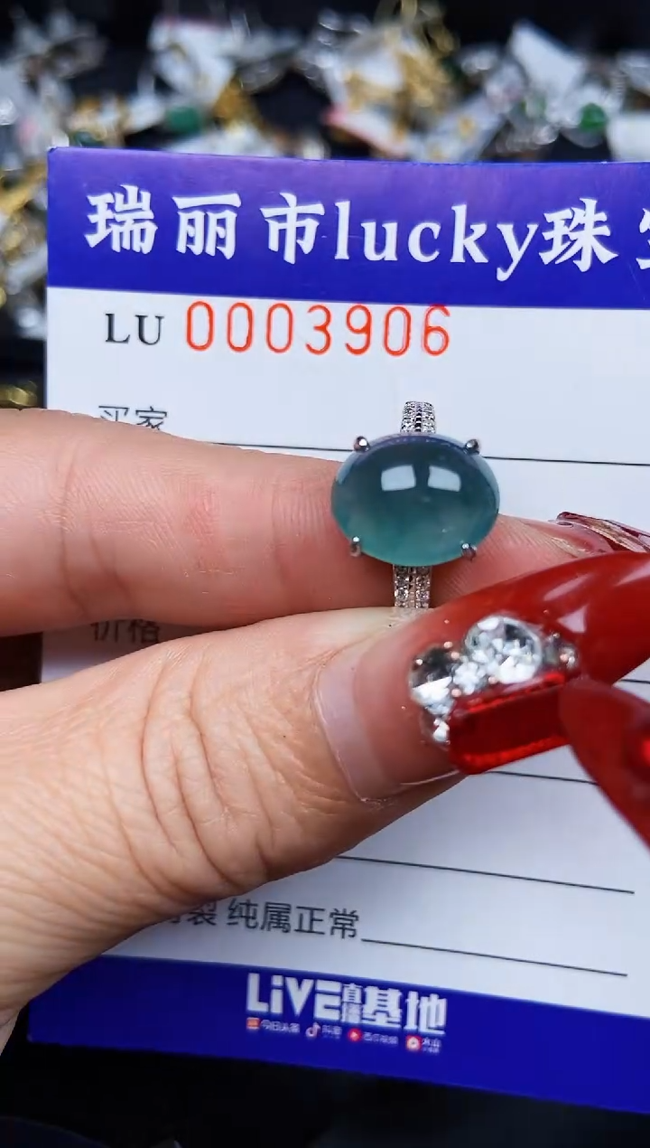 【闪购商品】翡翠颈饰银S925镶嵌3906