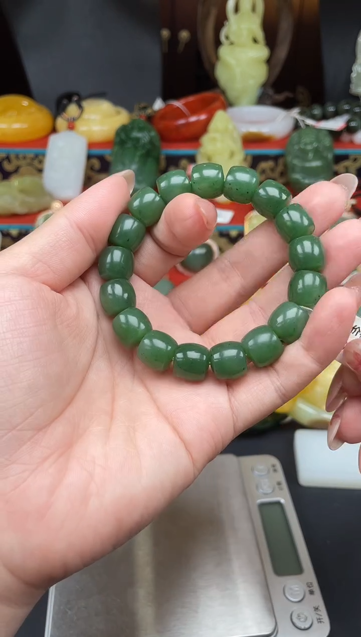 手串未镶嵌和田玉手串c098