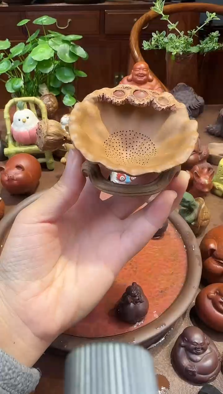 紫砂茶宠段泥茶漏