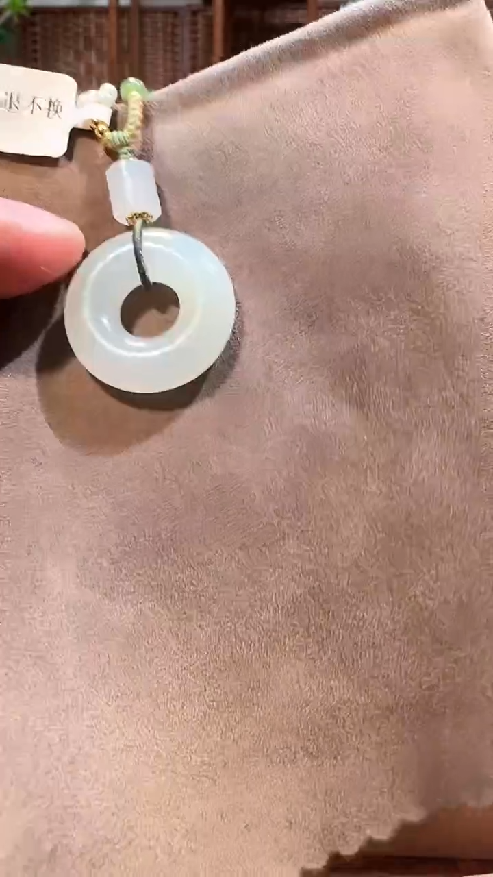 【闪购商品】和田玉吊坠未镶嵌1214面包圈