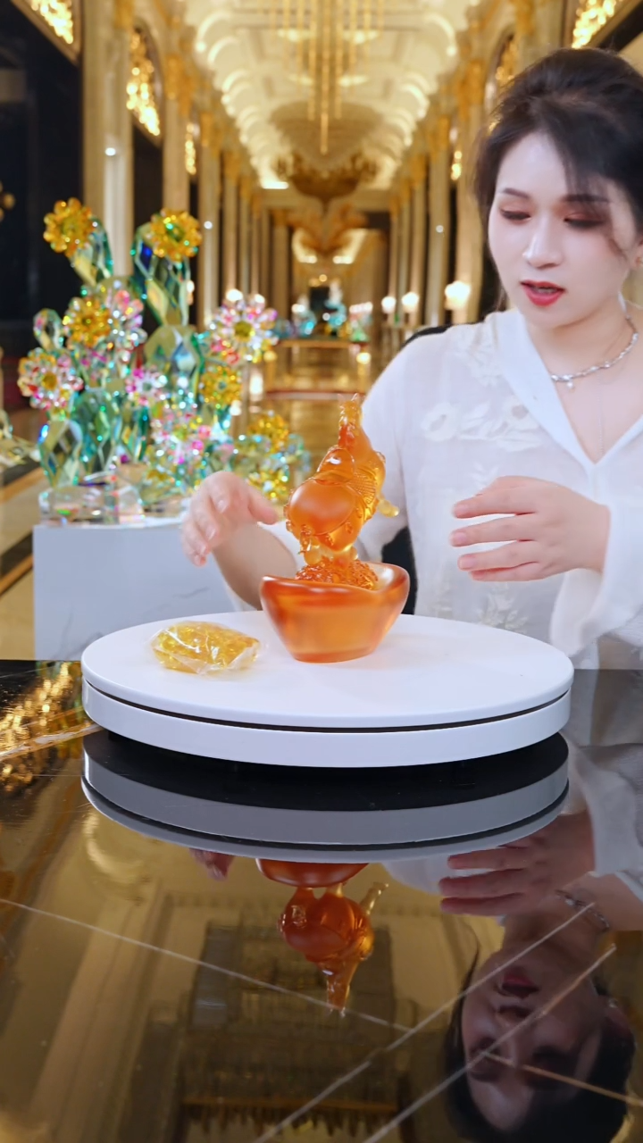 琉璃YB00788艺术马摆件