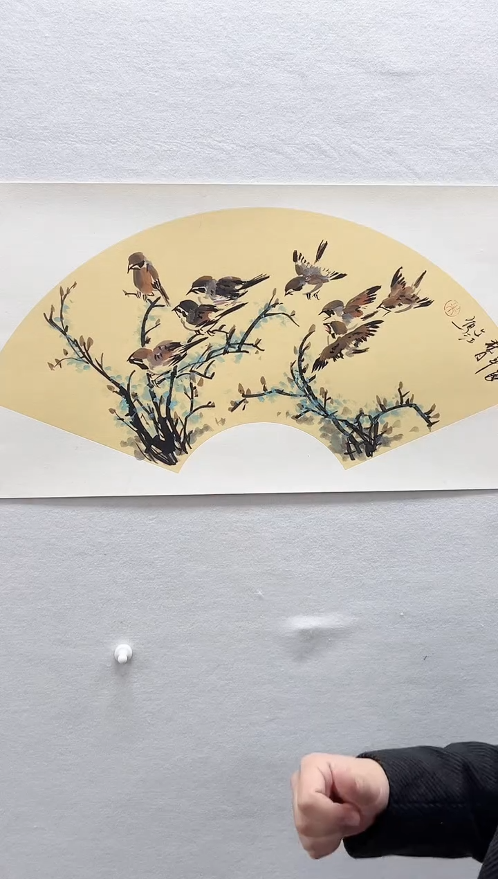 【闪购商品】国画百年湖社-朱文江-花鸟