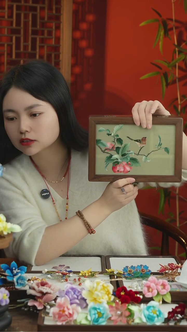 刺绣非遗苏绣首饰盒