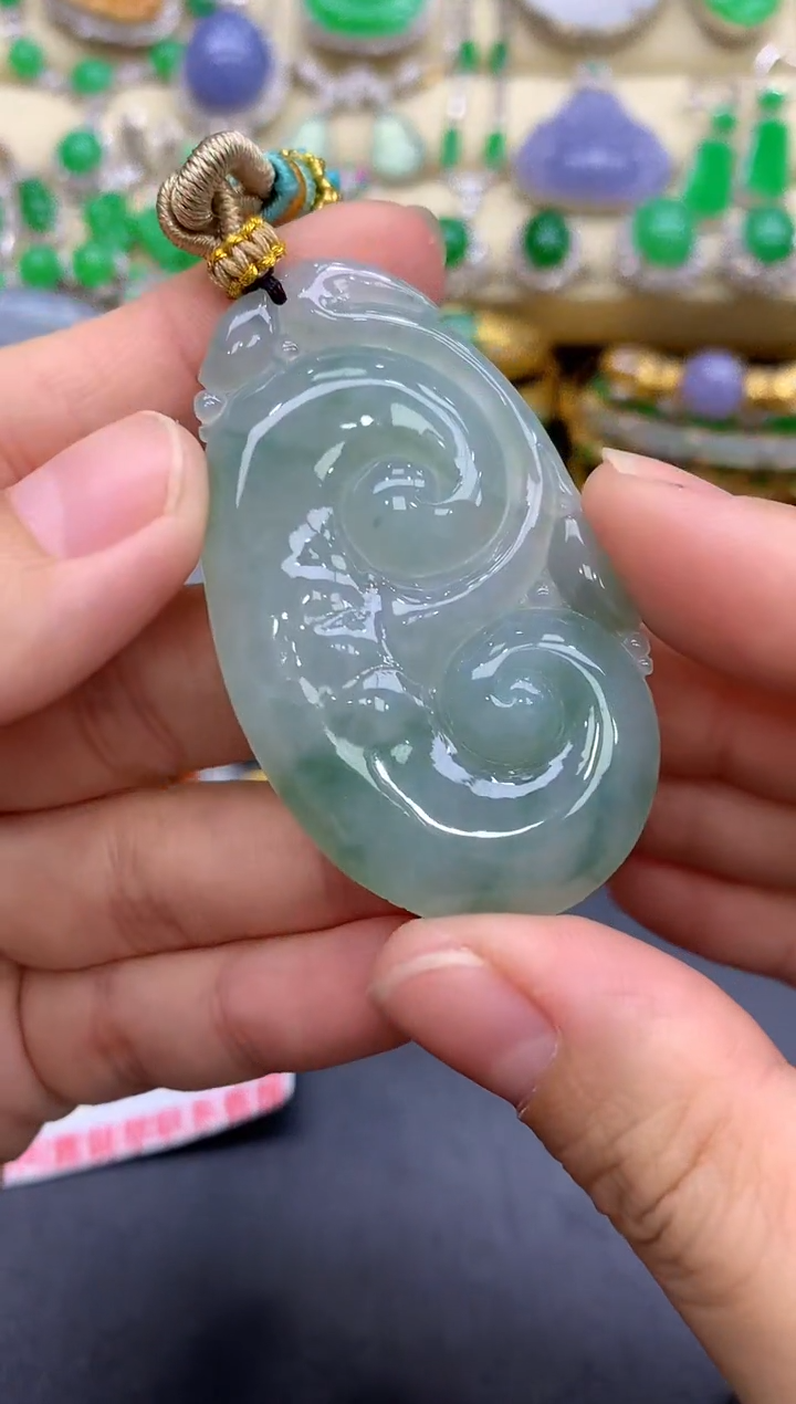 颈饰未镶嵌翡翠341-中国好珍宝