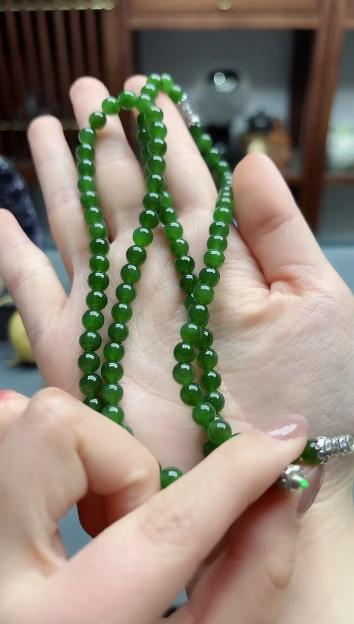 【闪购商品】和田玉颈饰未镶嵌碧玉项链XE