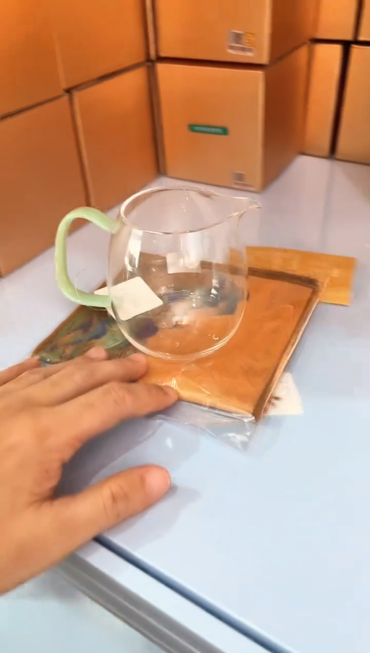 禾器泰然茶海浅玉色送茶巾