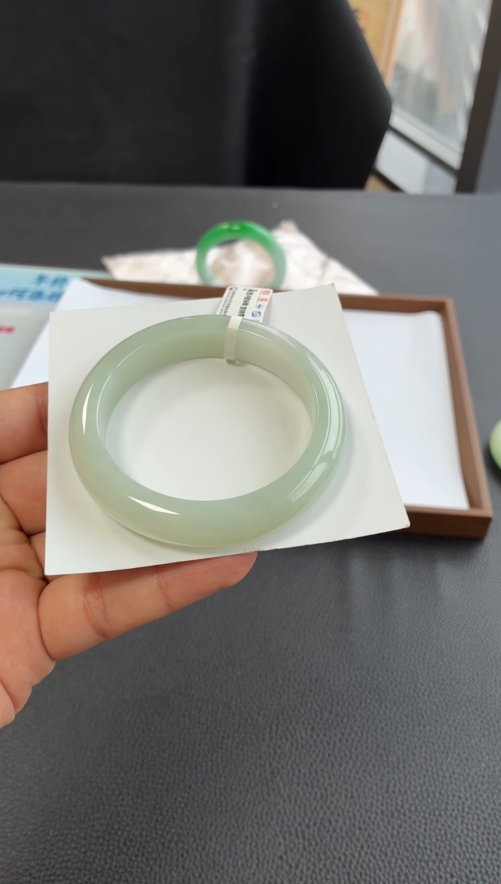 未镶嵌手镯翡翠24号56.6*12.9*9.3正圈