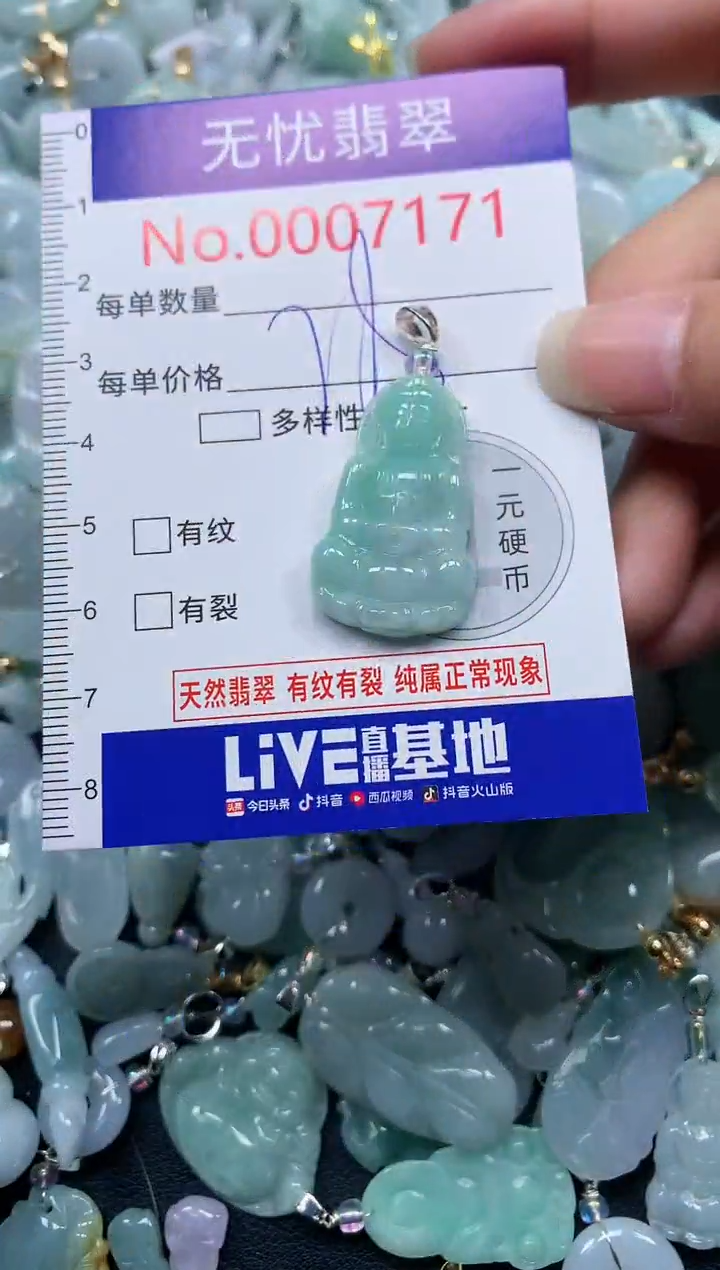 颈饰未镶嵌翡翠7171