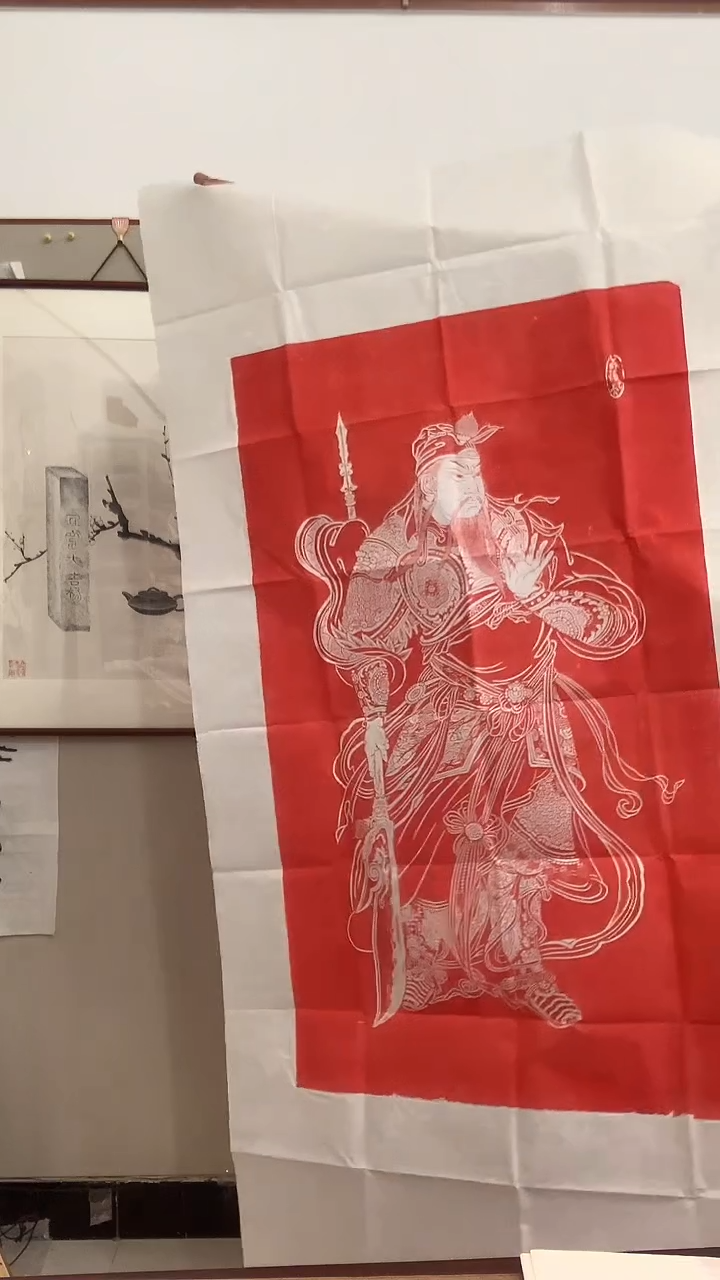 【闪购商品】拓片j人物造像拓片作品一件