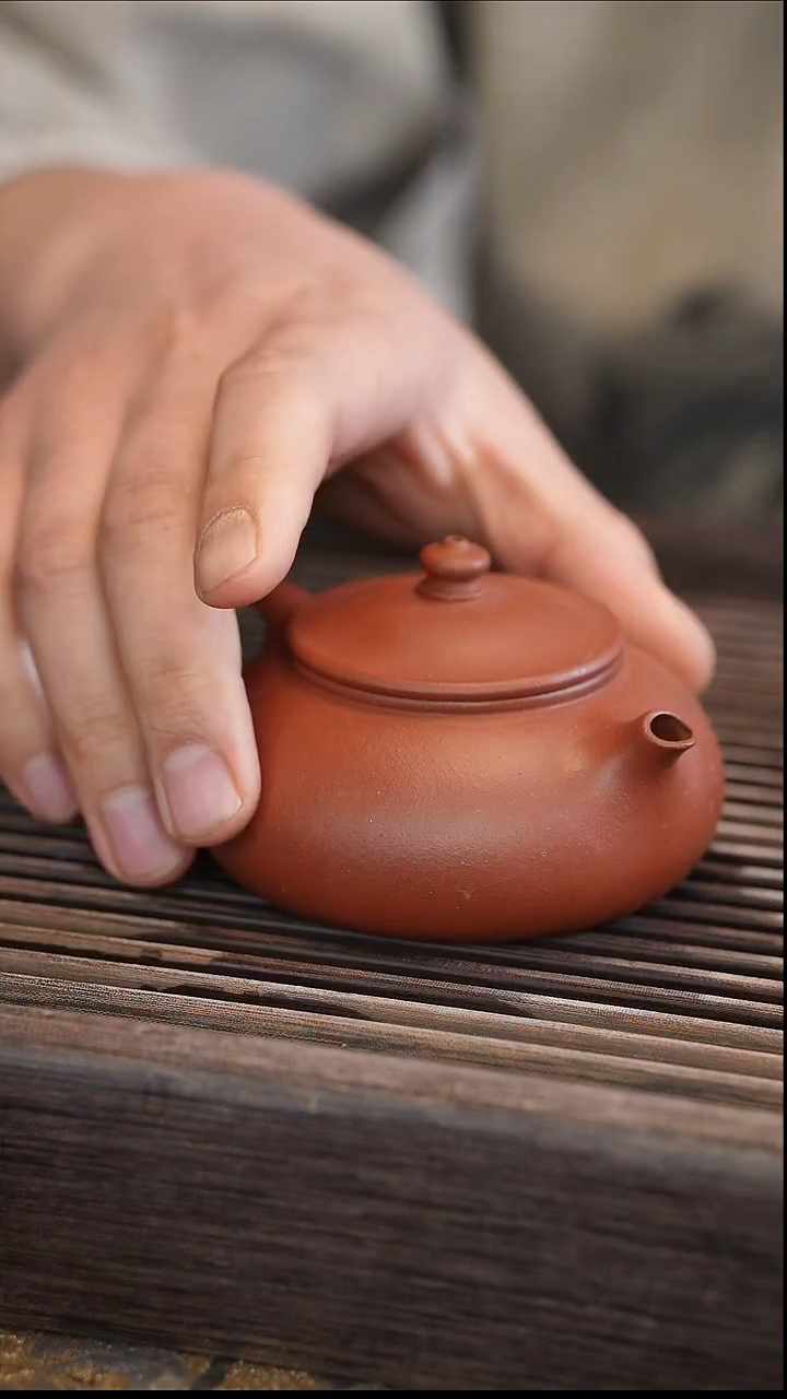 茶壶紫砂寒江 【宽口】 170cc