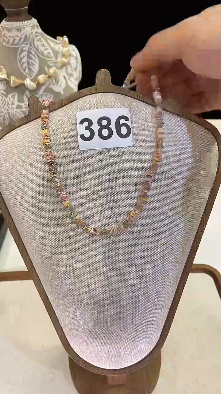 颈饰合金淡水珍珠386