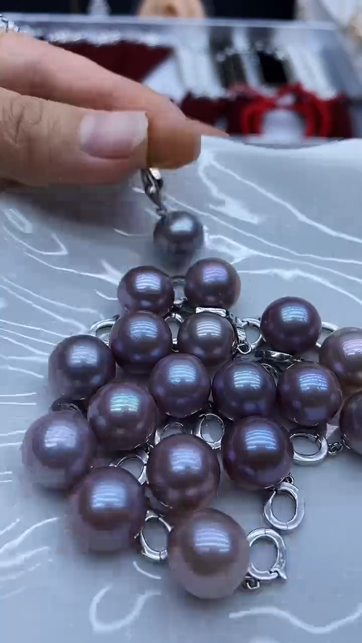 吊坠(不含链)银S925镶嵌淡水珍珠多样性发其一