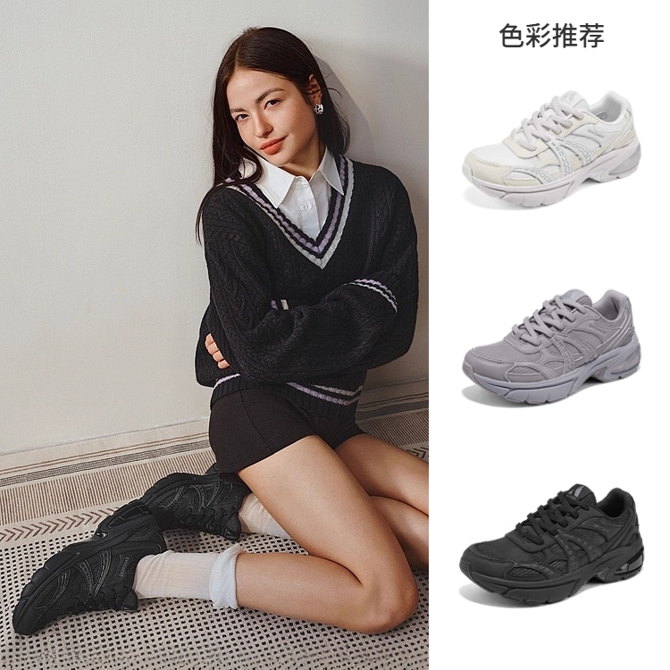 斯凯奇月影鞋|2025新款秋女鞋时尚老爹鞋厚底增高运动鞋177358