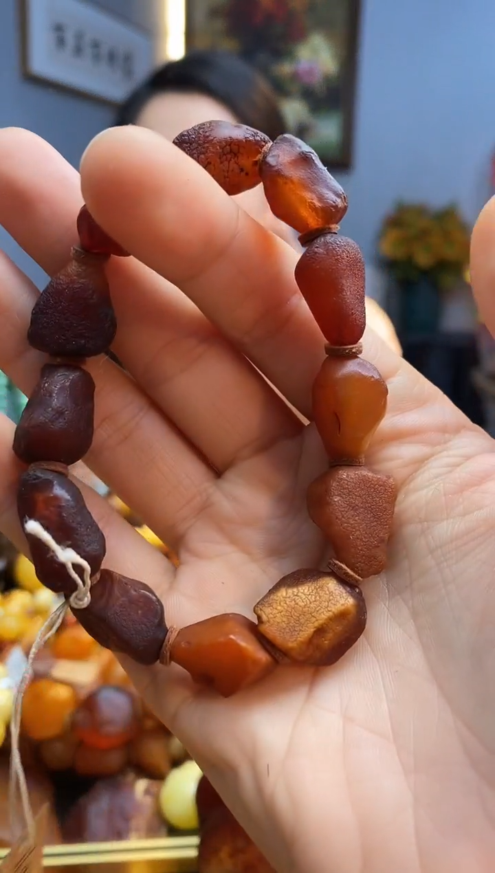 未镶嵌琥珀手串手串