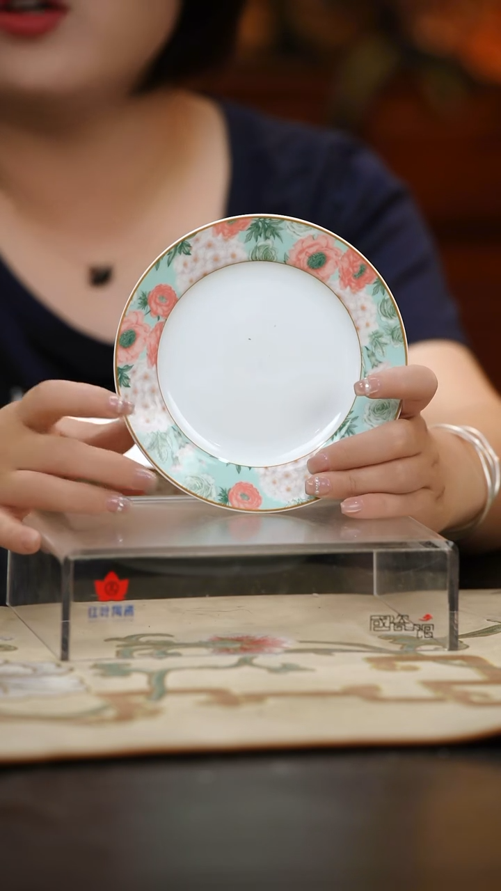 4个微瑕烂漫花季6英寸呙盘