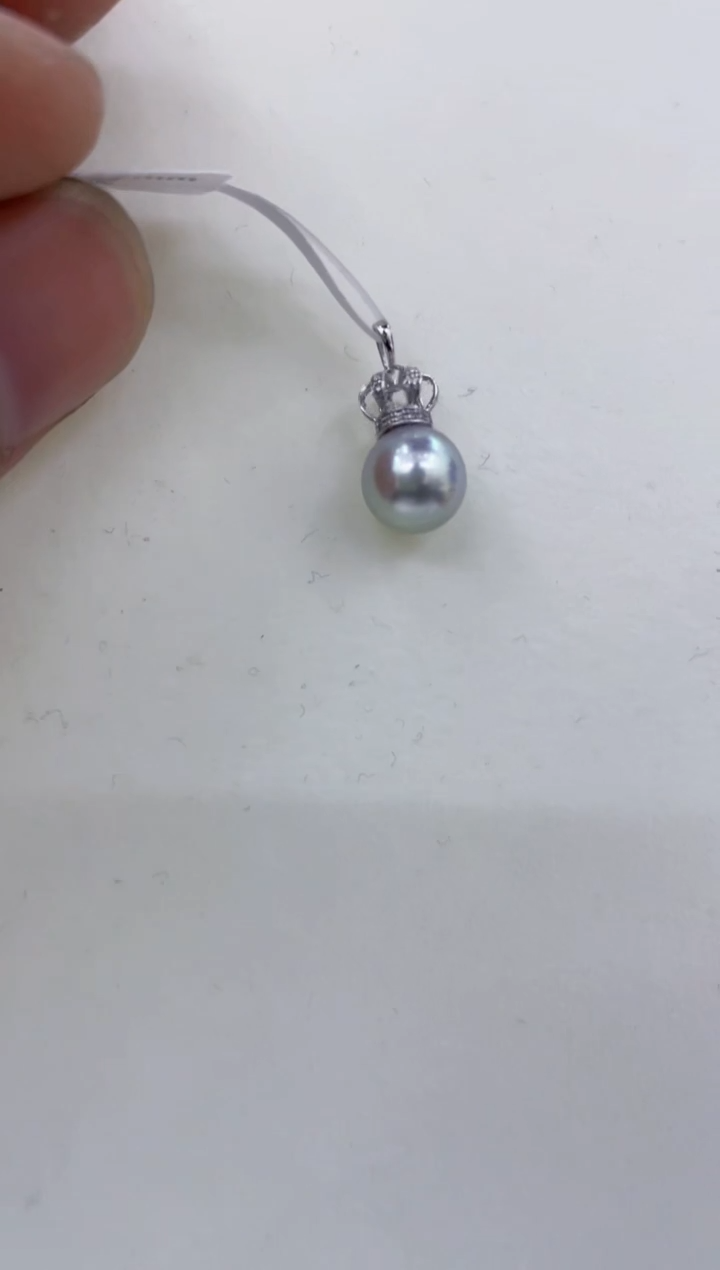 颈饰14K金镶嵌海水珍珠  