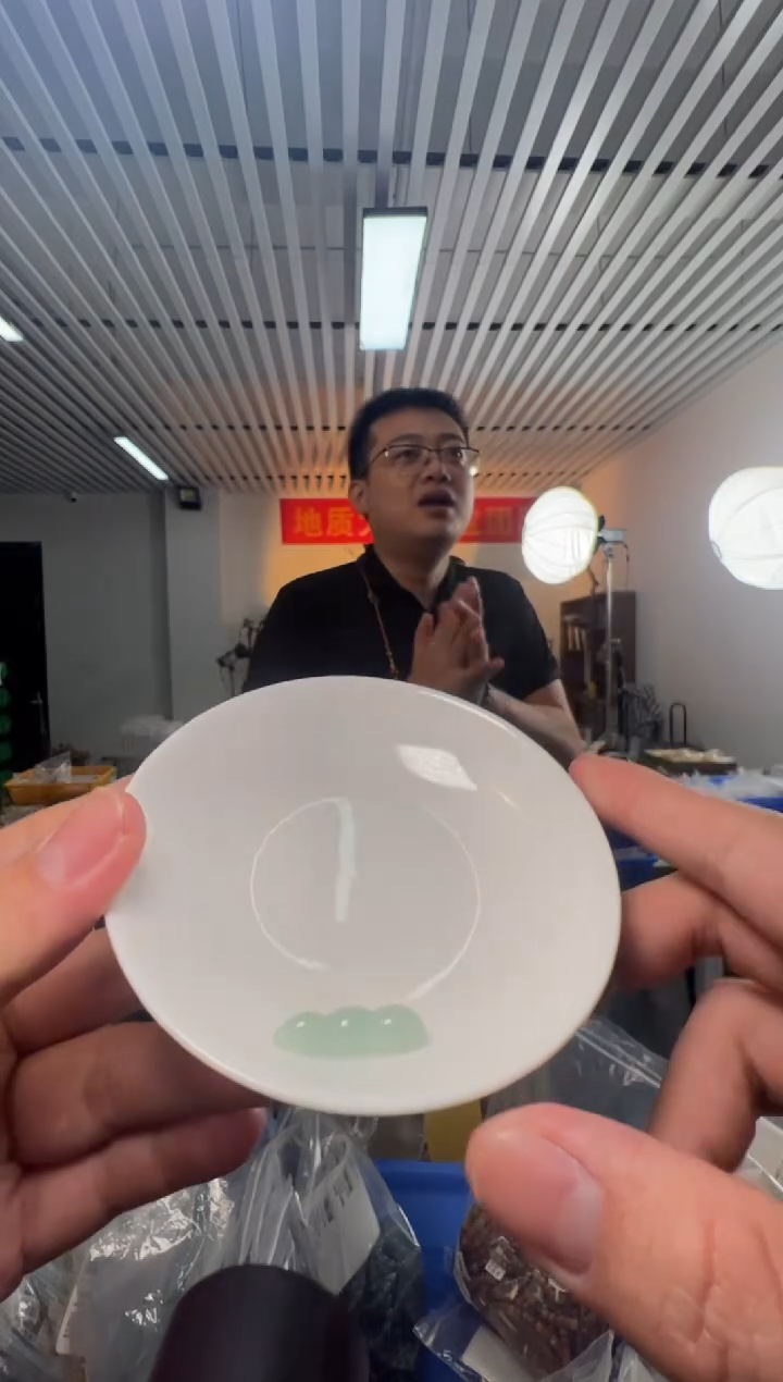 颈饰未镶嵌翡翠天然A货翡翠福豆吊坠