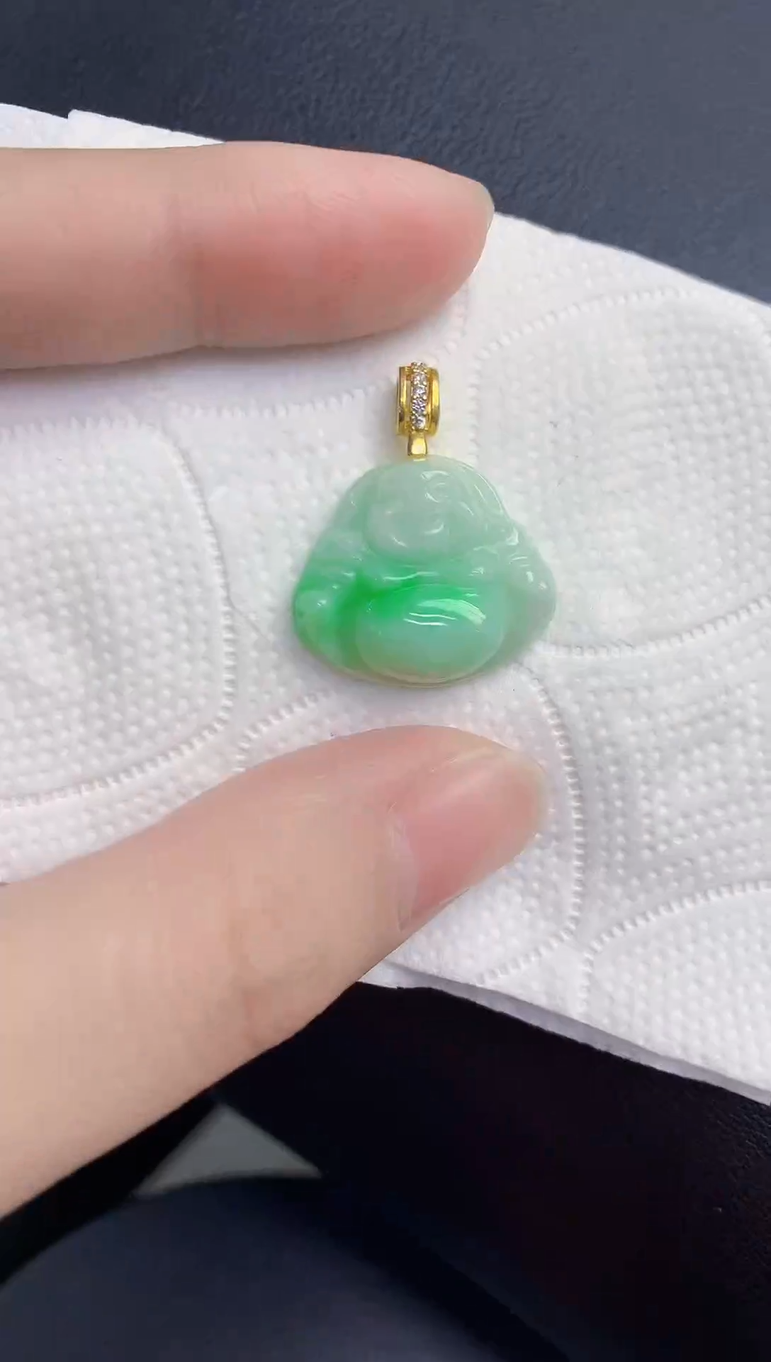 颈饰未镶嵌翡翠天然翡翠缅甸A货