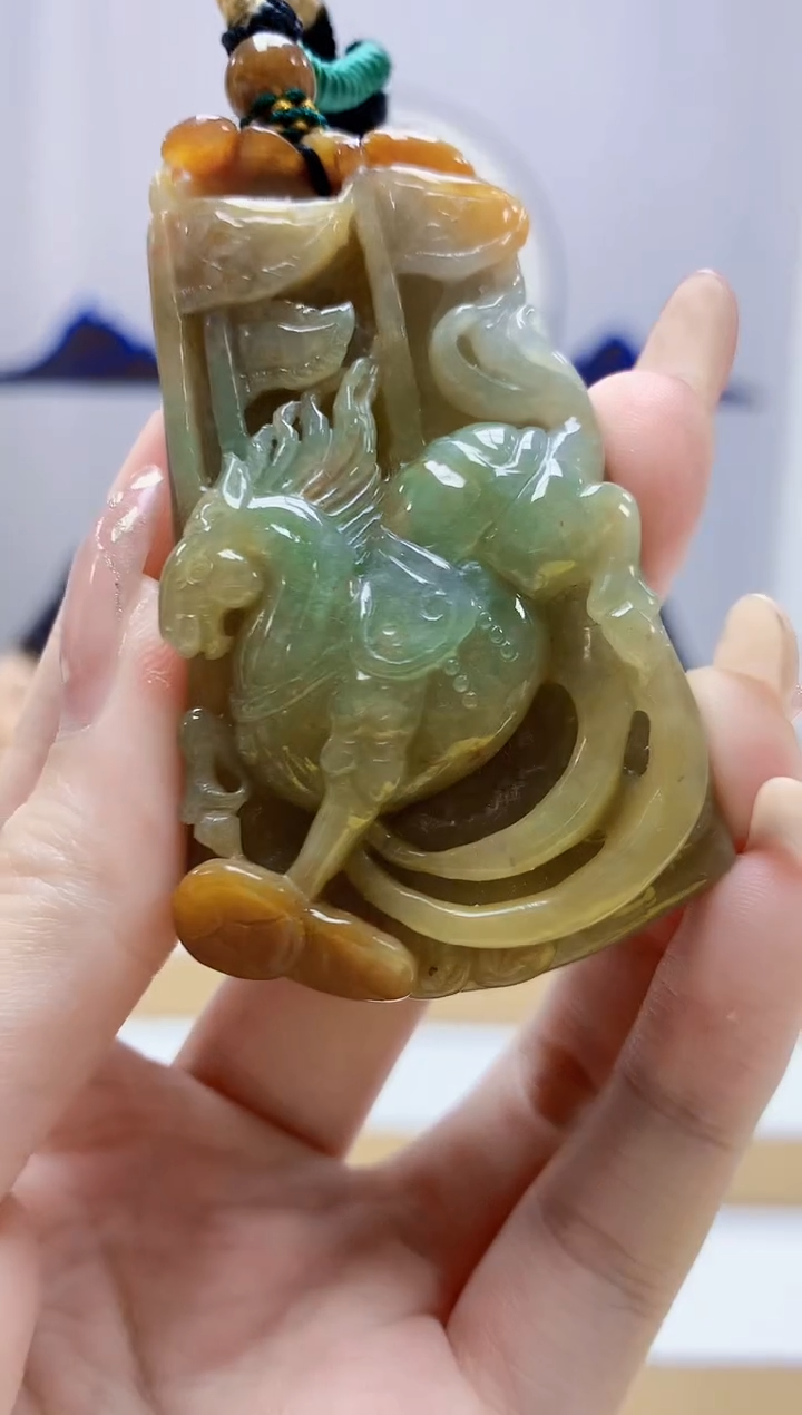 未镶嵌定制翡翠4917jw-毛货挂件103