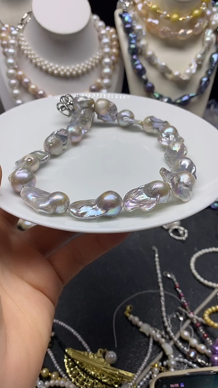 颈饰未镶嵌淡水珍珠多人