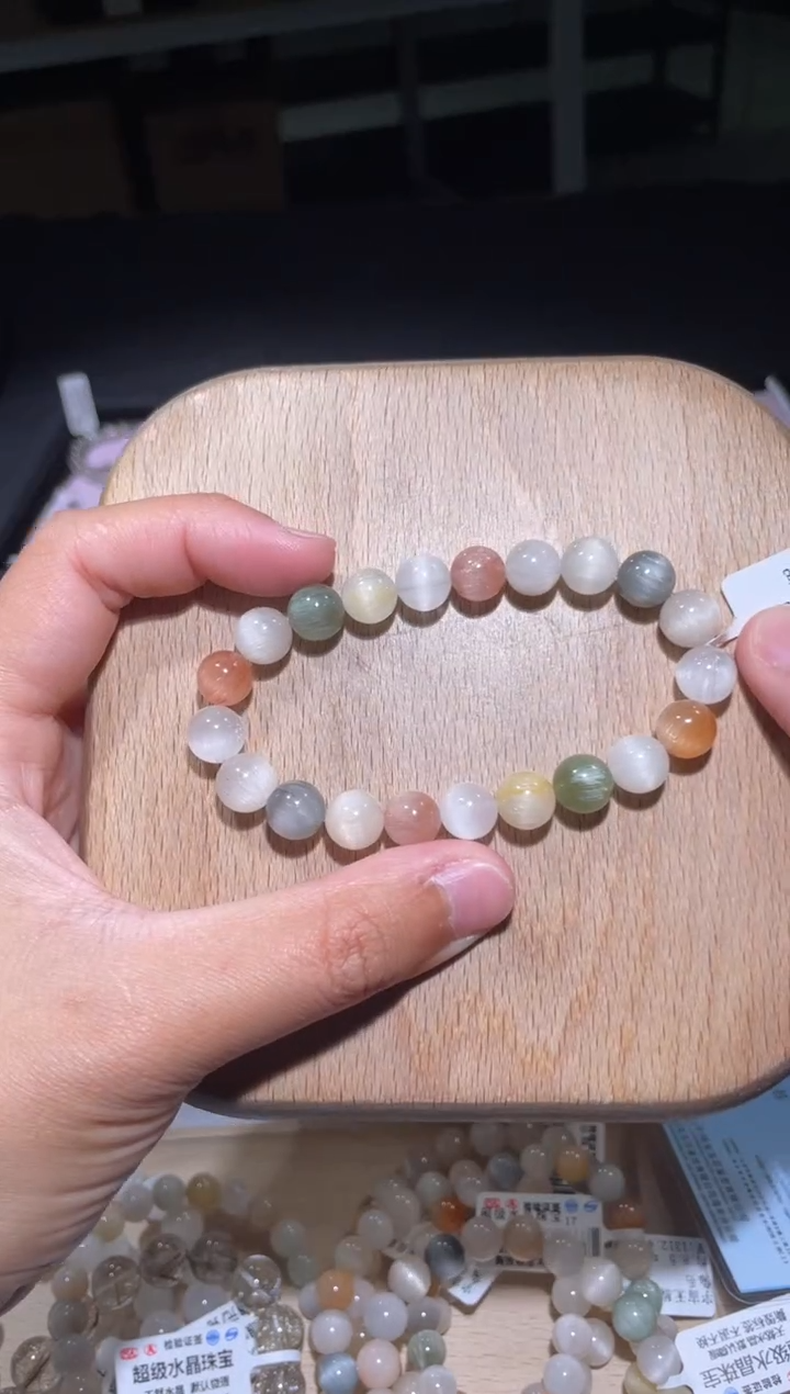 【闪购商品】水晶手链未镶嵌111号多样性发货一L 约9+