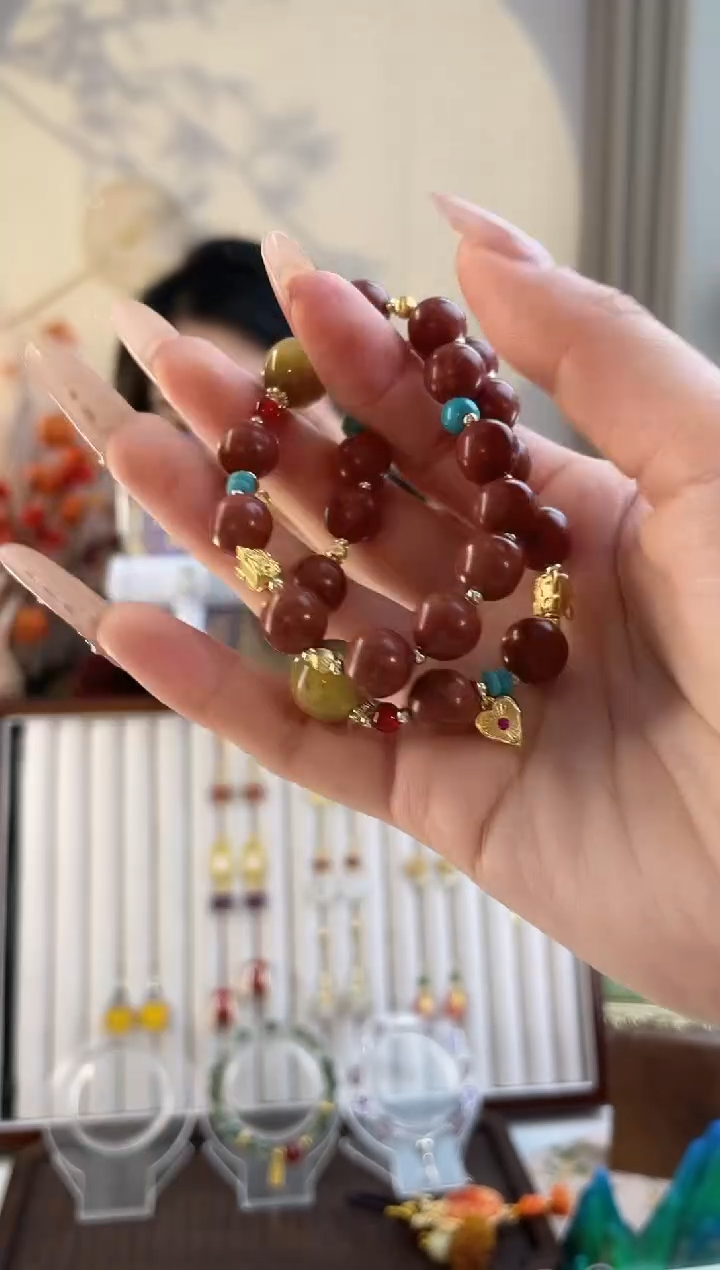 铜合金无朱雀合香珠手串