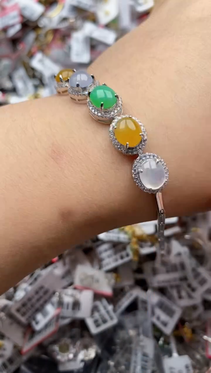 【闪购商品】翡翠戒指银S925镶嵌33333---2