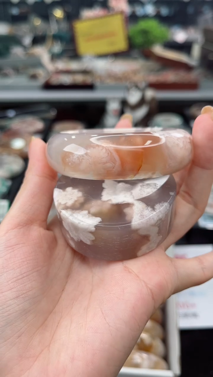 【闪购商品】石英质玉手镯未镶嵌58圈口（赠品镯心）3794876