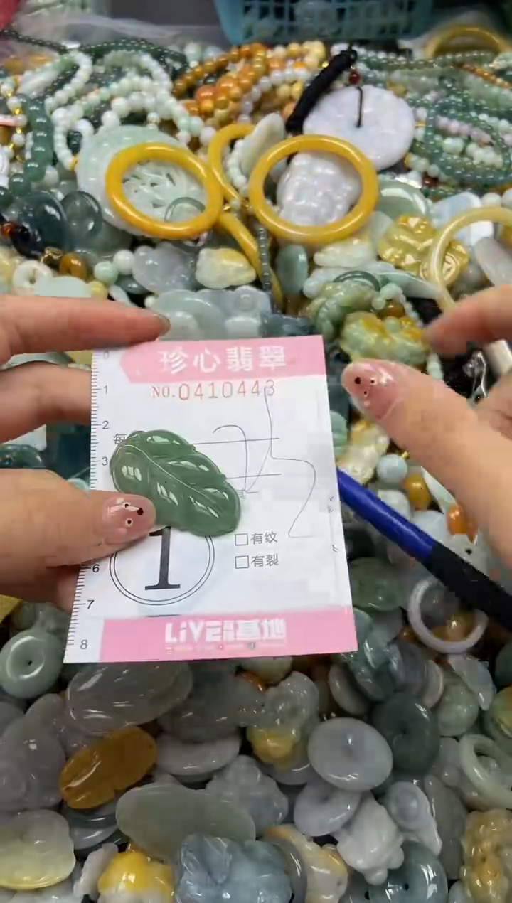 颈饰未镶嵌翡翠闪购0410443