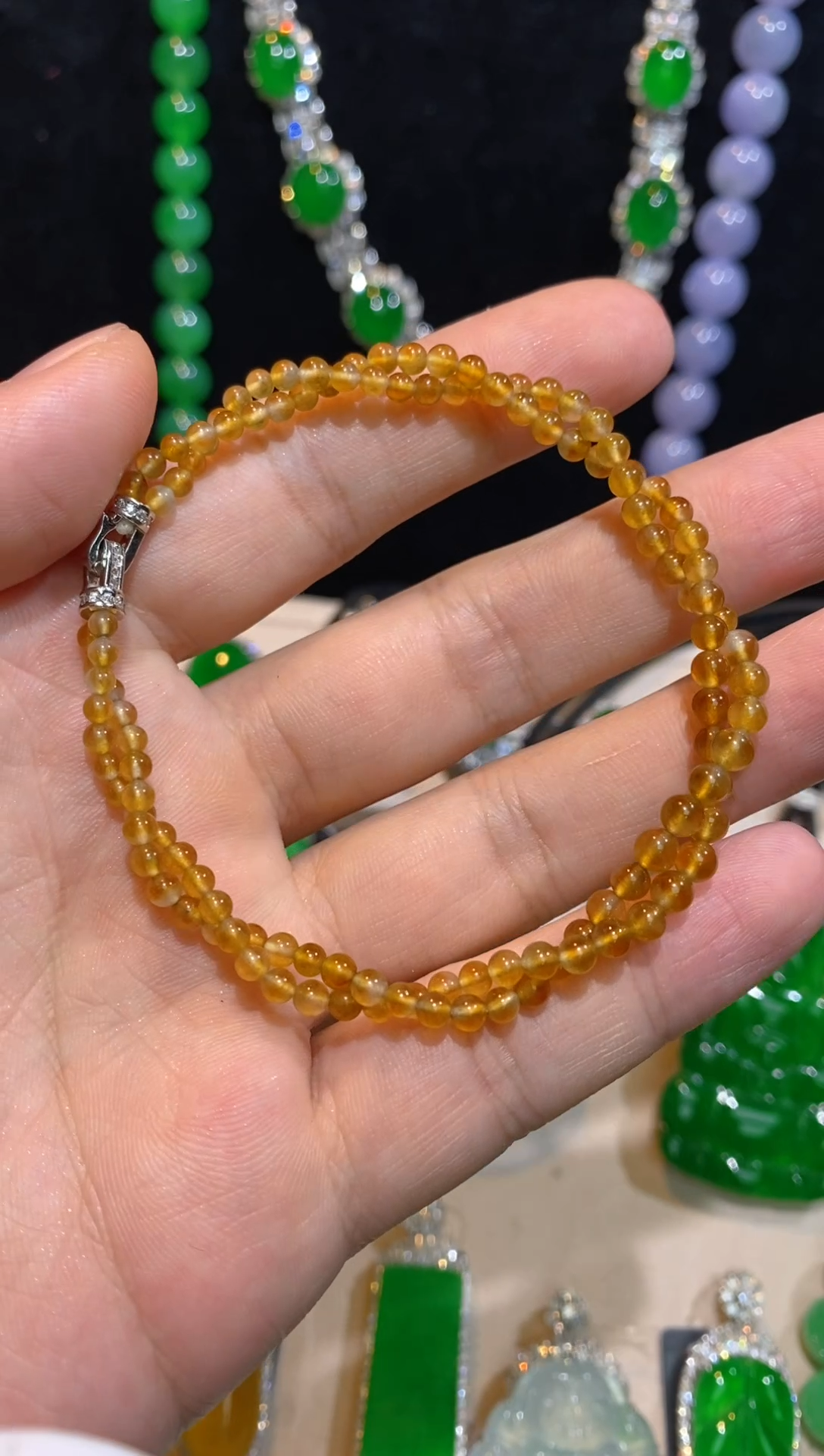 未镶嵌手链翡翠翡翠手链