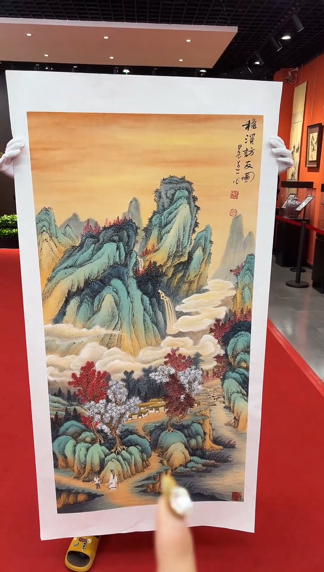 【闪购商品】国画道一老师亲笔绘画作品A32