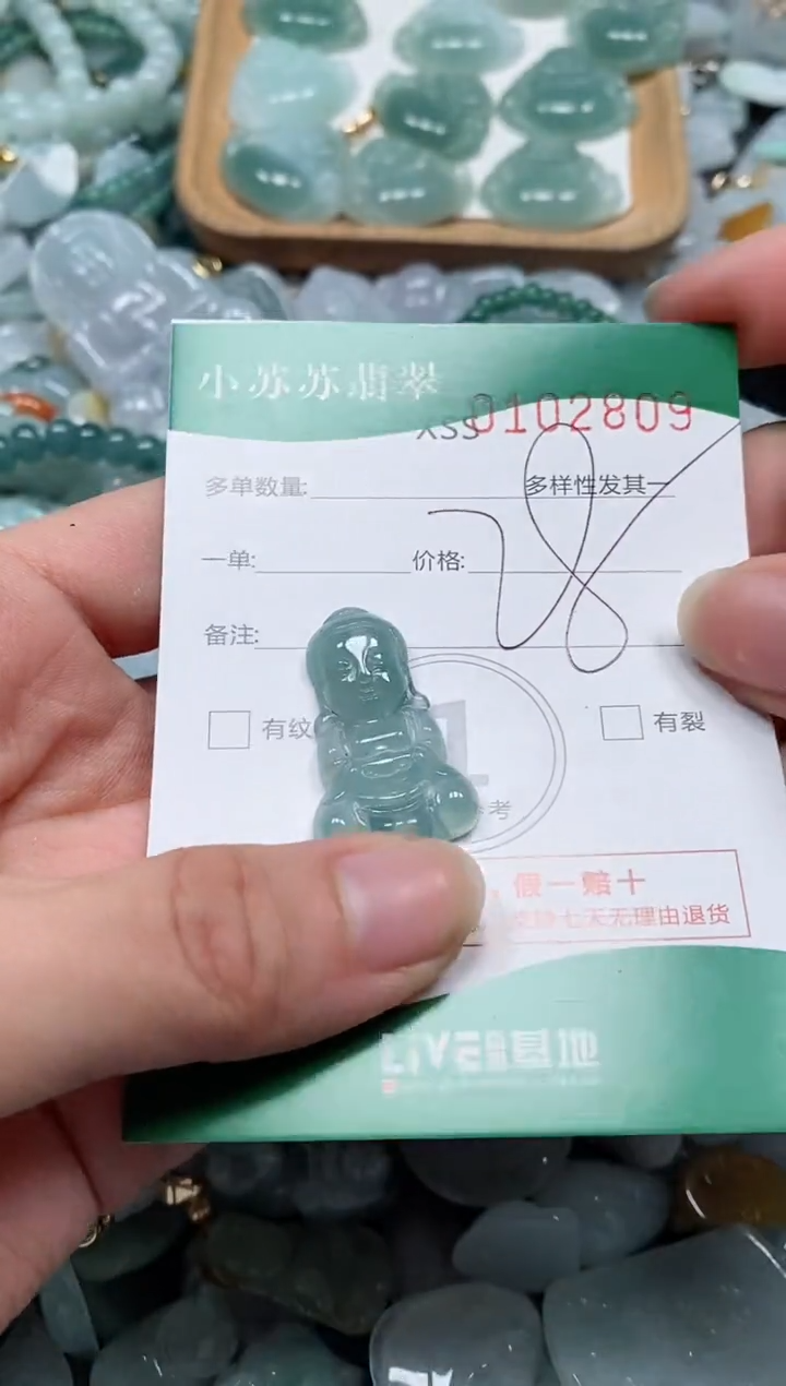 【闪购商品】翡翠颈饰未镶嵌闪购商品0102809