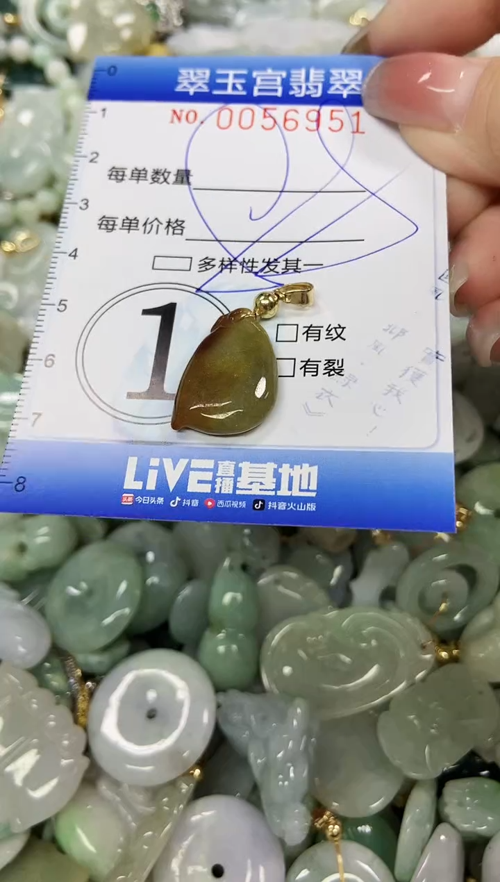 【闪购商品】翡翠颈饰未镶嵌闪购商品0056951