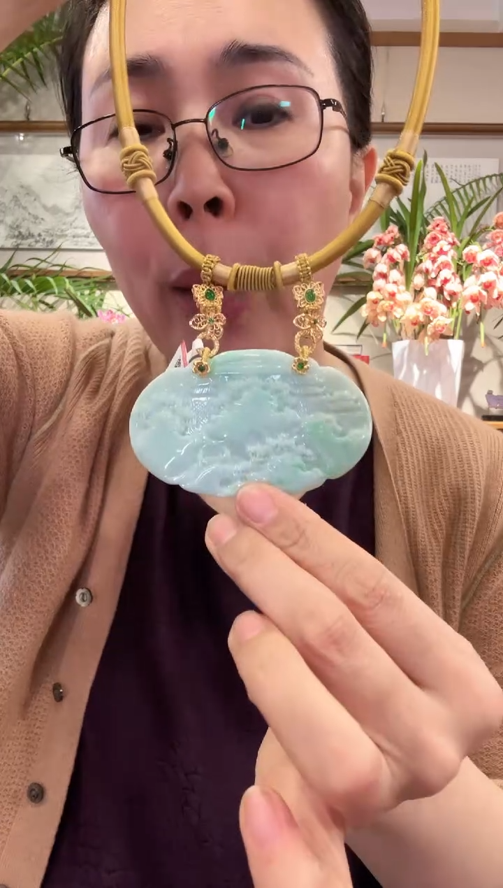 【闪购商品】翡翠颈饰未镶嵌国风