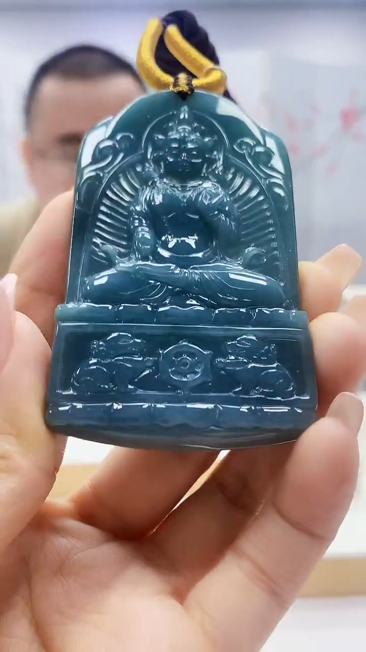 未镶嵌定制翡翠5167ty-毛货挂件90