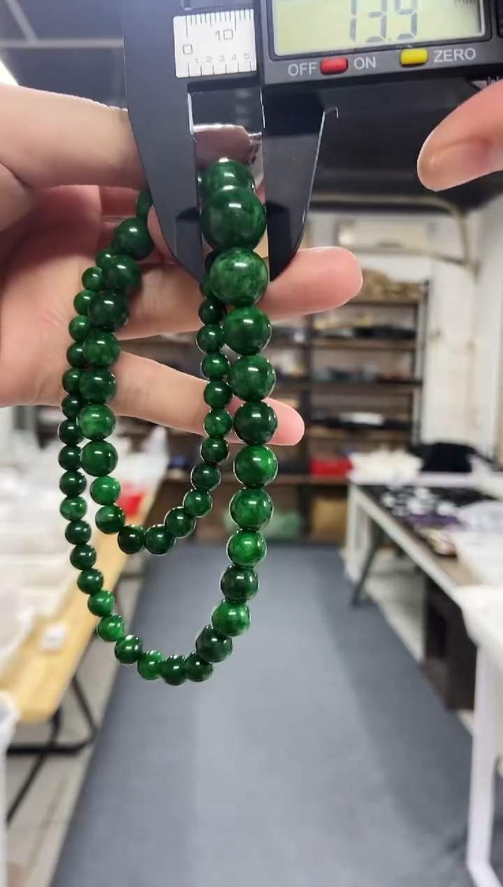 【闪购商品】翡翠颈饰未镶嵌多样性发其一颜色微差
