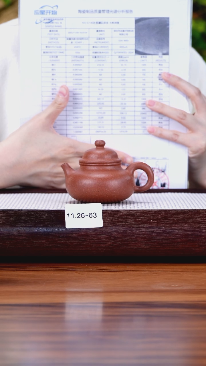 茶壶紫砂11.26-63  95全 桃花泥 半仙容天130