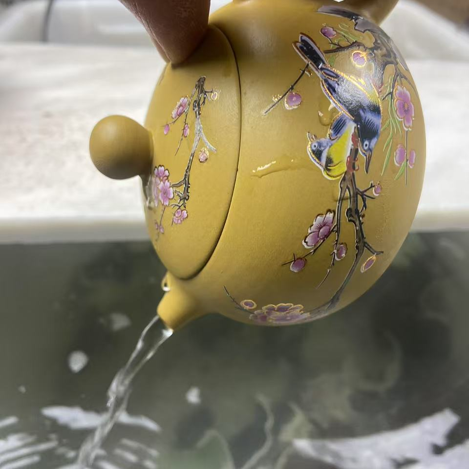 【闪购商品】M黄段泥喜上眉梢（遇热变色）西施壶