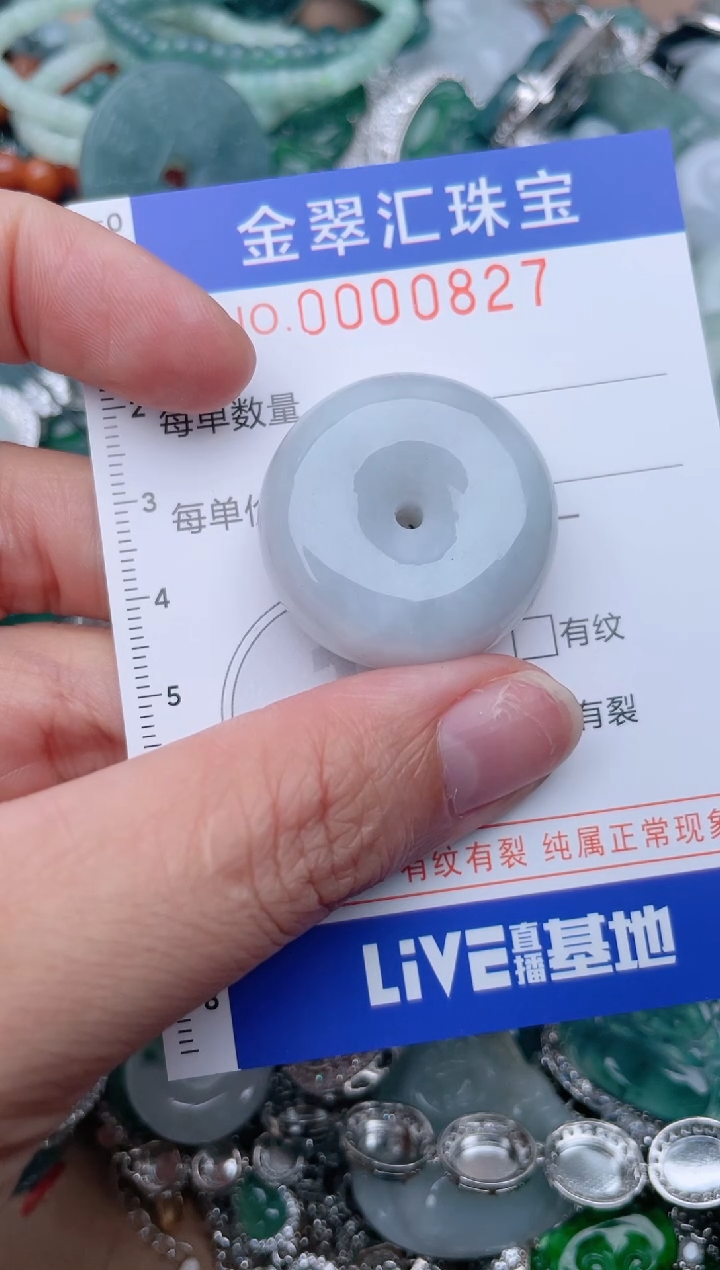 翡翠未镶嵌颈饰827.........1