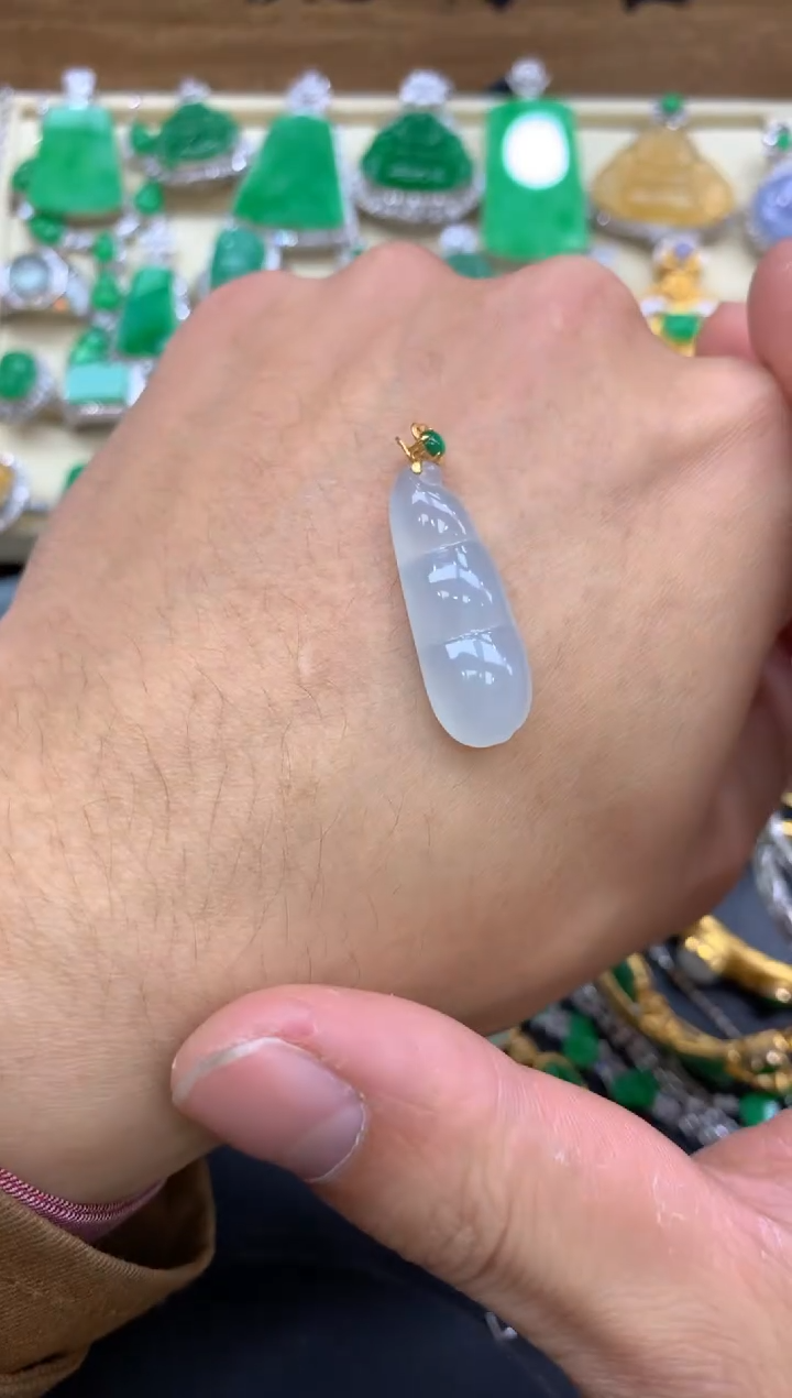 【闪购商品】翡翠颈饰18K金镶嵌229-中国好珍宝