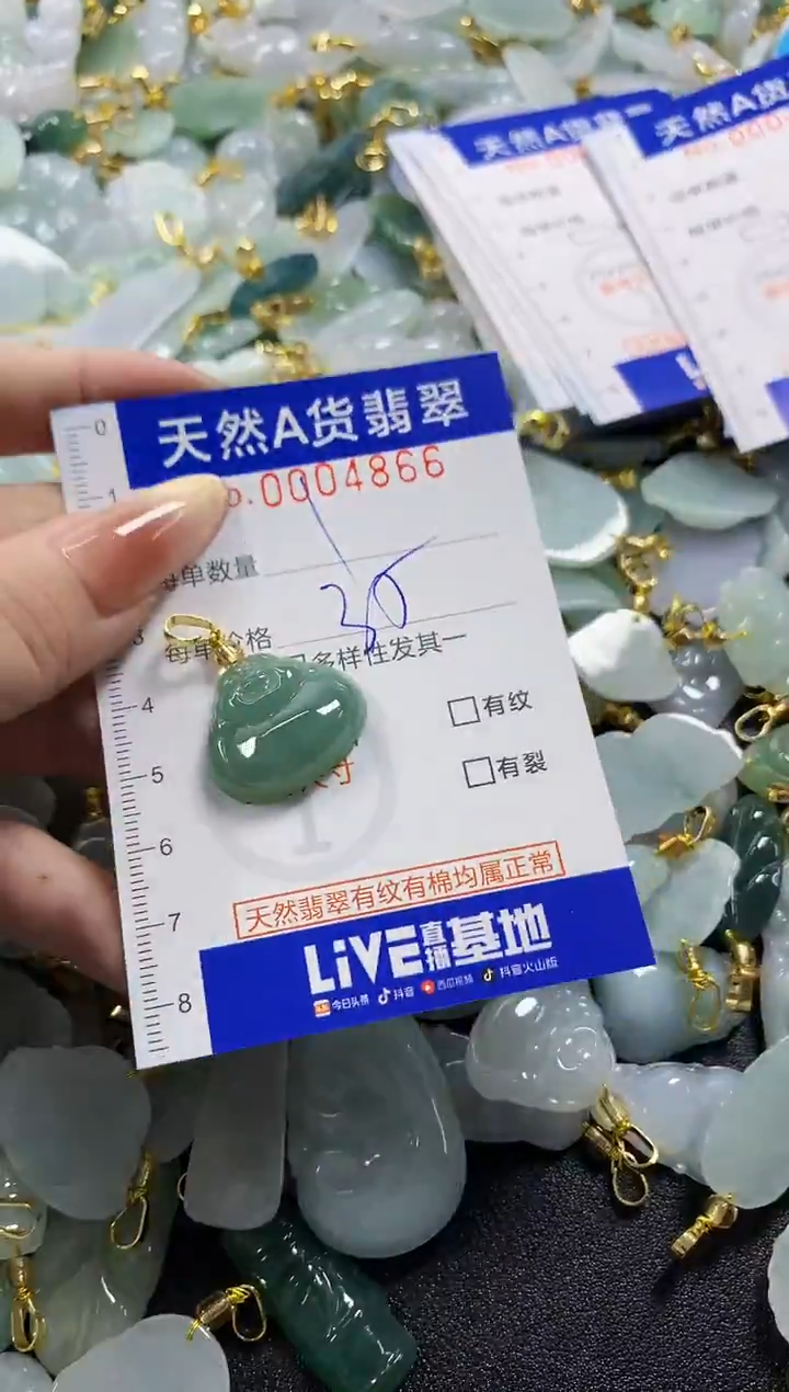 颈饰未镶嵌翡翠天然A货翡翠