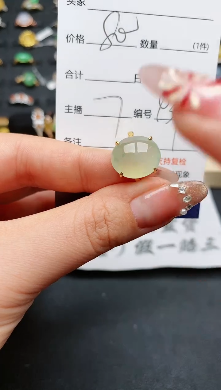 【闪购商品】翡翠戒指银S925镶嵌..........