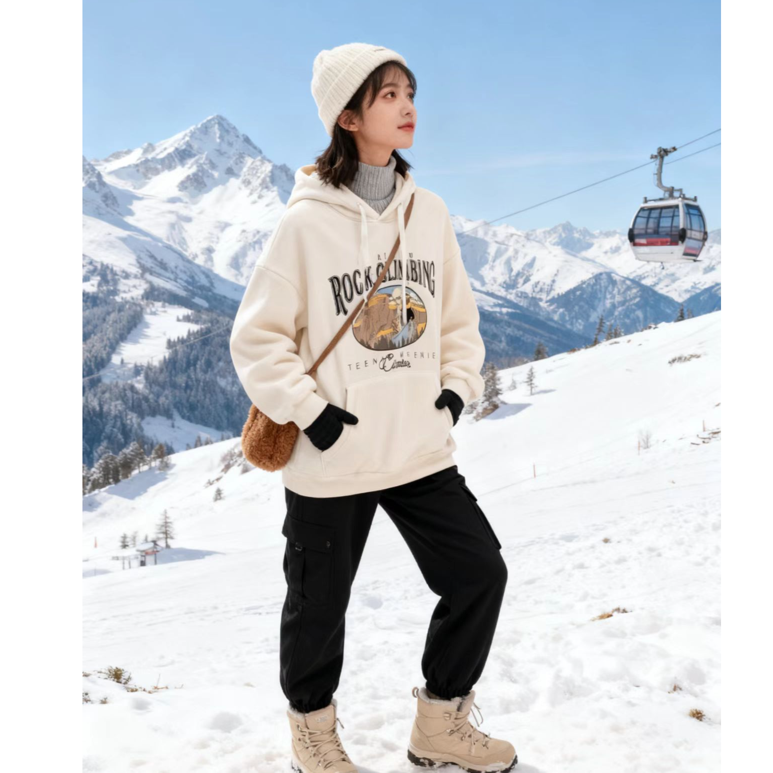 9636269高端专享儿童秋冬款加绒卫衣米色（靠谱）