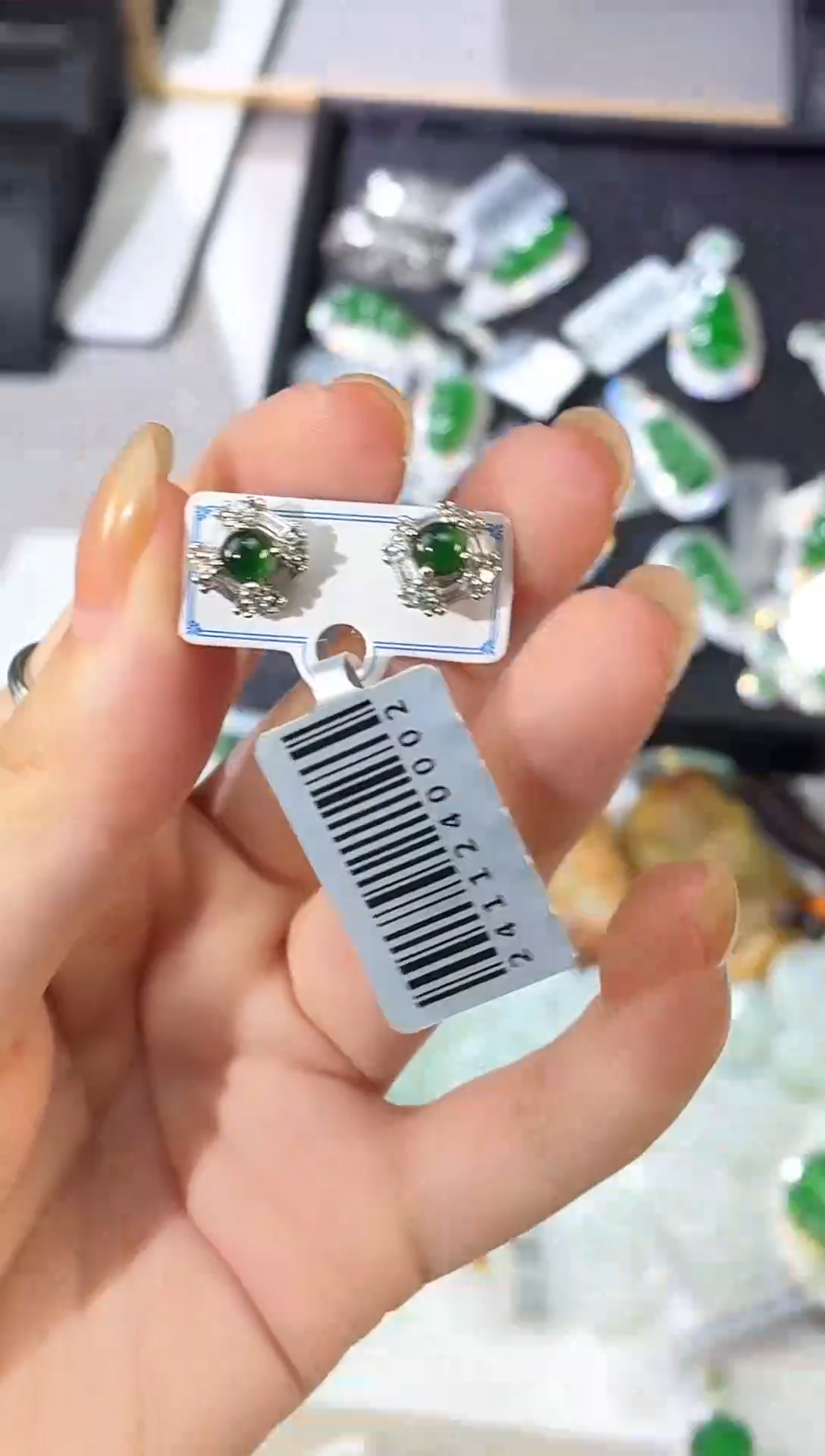 翡翠戒指未镶嵌多样性发货