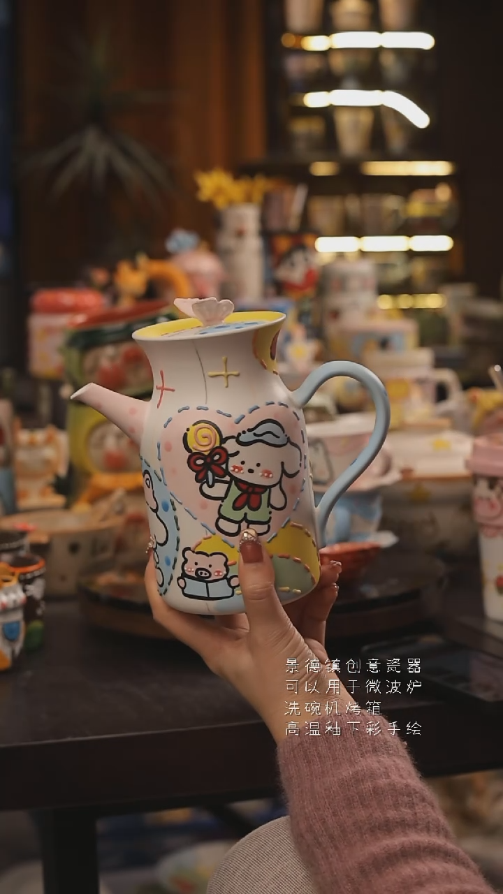 景德镇釉下彩绘设计师款式陶瓷